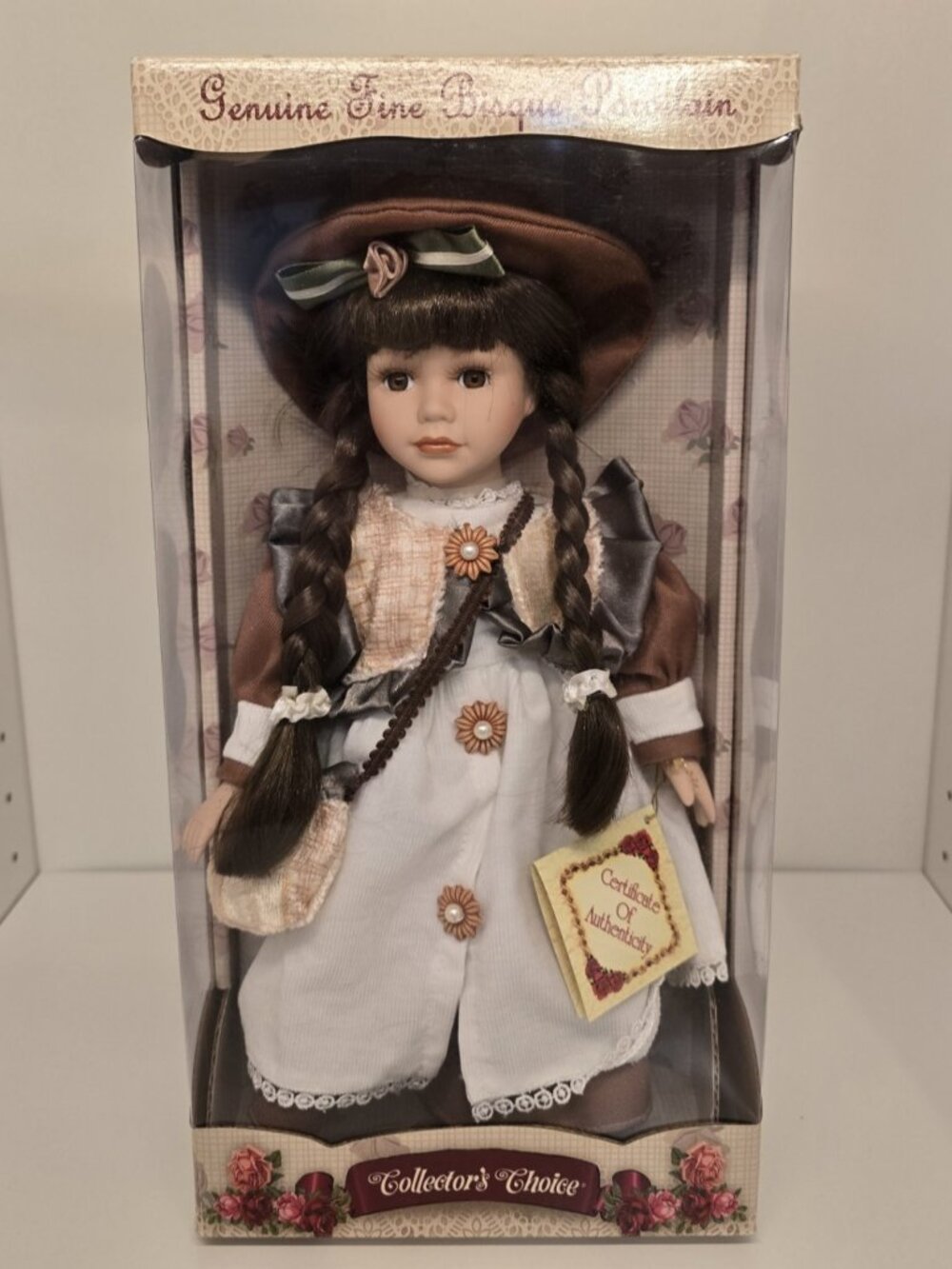 Vintage 1999 Collector's Choice - 12" Porcelain Doll Walmart Exclusive COA